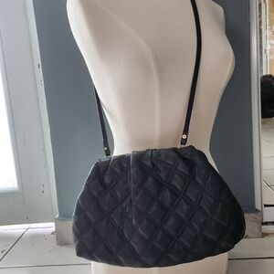 H&M Black Quilted Crossbody Bag